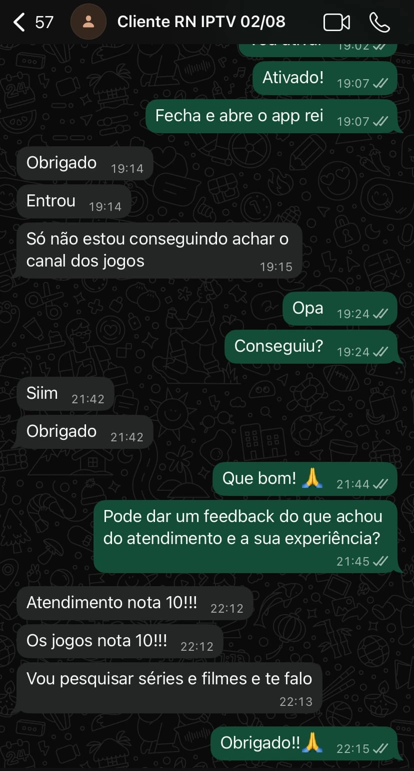 Feedback de Cliente Inspiração Flix 1